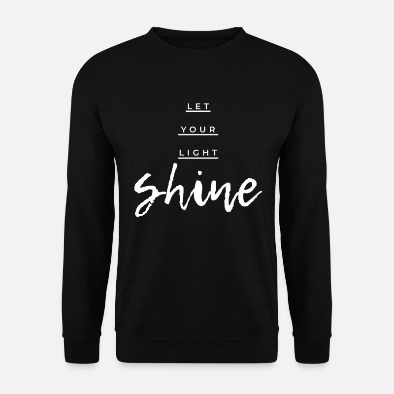 Leuchten - Unisex Pullover - Schwarz