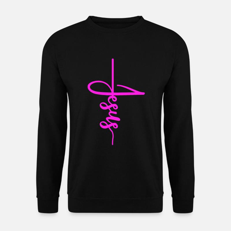 Jesus - Unisex Pullover - Schwarz