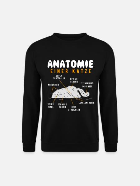 Katze - Unisex Pullover - Schwarz
