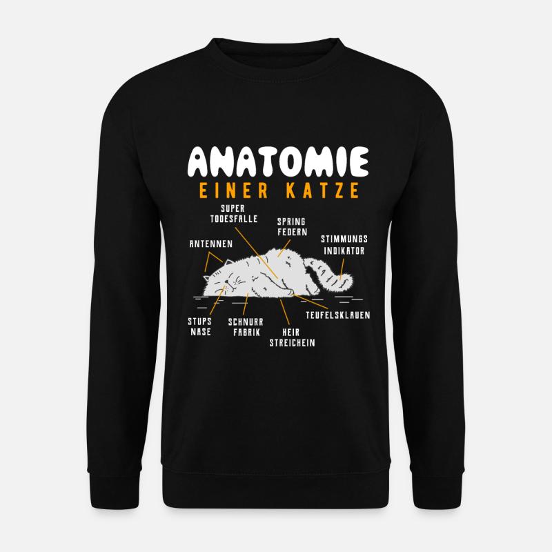 Chat - Sweat-shirt Unisexe - noir