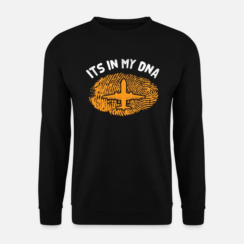 plane - Unisex Sweatshirt - black