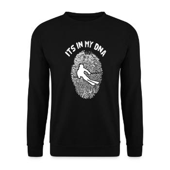 ski - Unisex Sweatshirt - black - Front - Alina (178cm) & Michal (187cm)