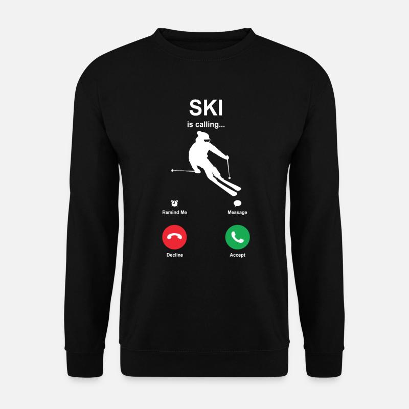 ski - Unisex Sweatshirt - black