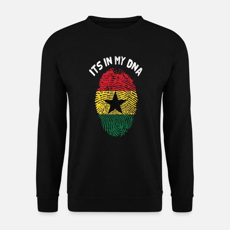 Ghana Afrika Shirt Geschenkidee - Unisex Pullover - Schwarz