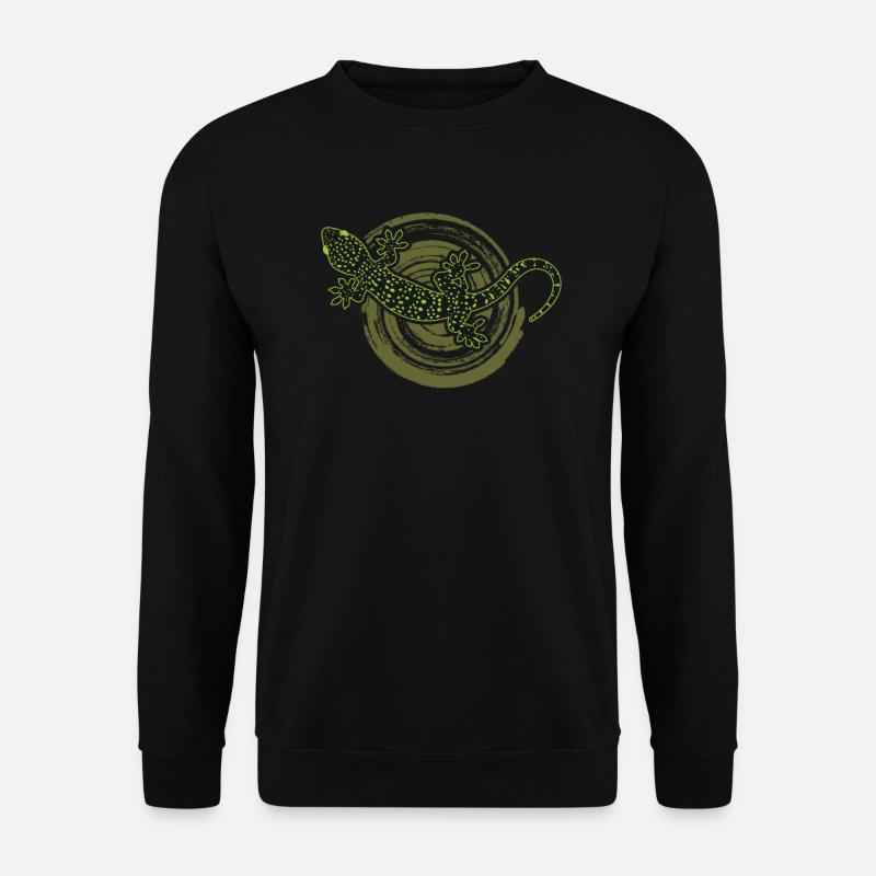 Geckos Pet Shirt Geschenkidee - Unisex Pullover - Schwarz