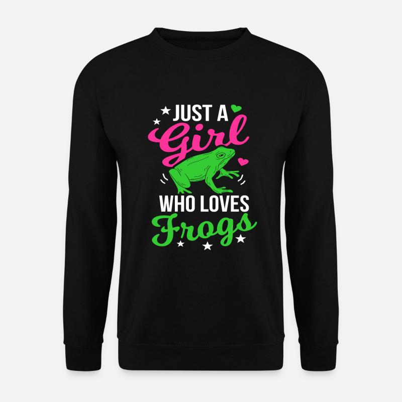 Frosch - Unisex Pullover - Schwarz