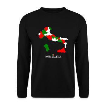 Italie - Sweat-shirt Unisexe - noir - Devant - Alina (178cm) & Michal (187cm)