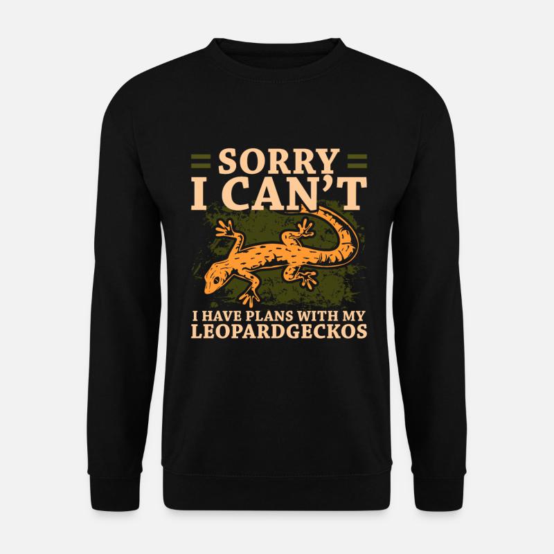 Gecko - Unisex Pullover - Schwarz