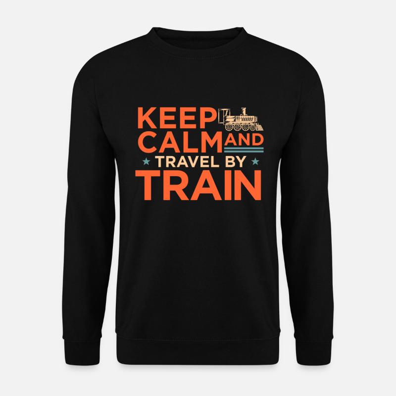 Zug - Unisex Pullover - Schwarz