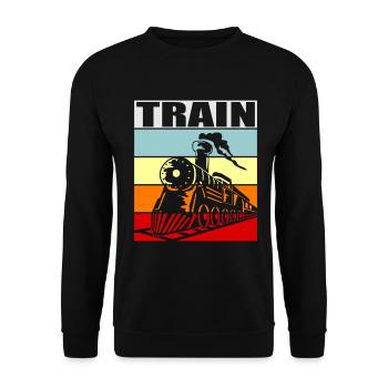 Zug - Unisex Pullover - Schwarz - Vorne - Alina (178cm) & Michal (187cm)