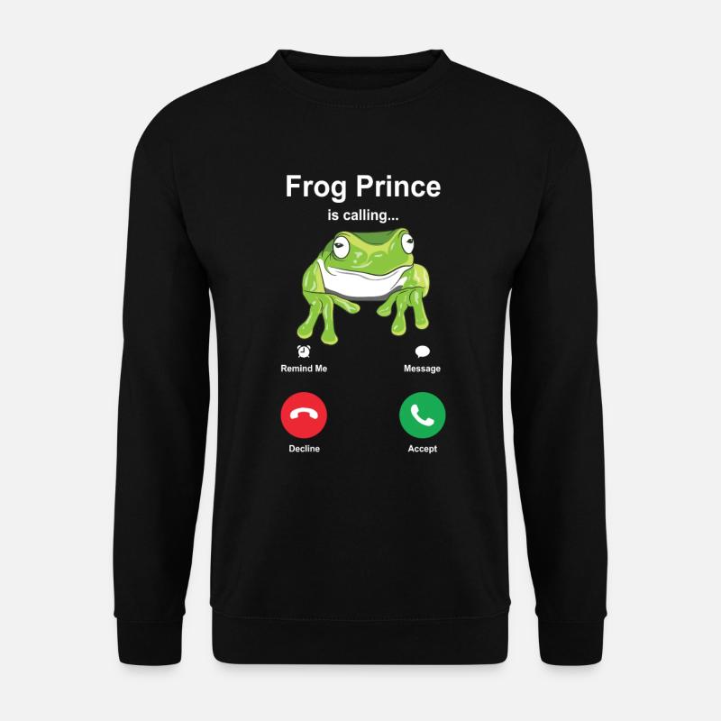 Frosch - Unisex Pullover - Schwarz