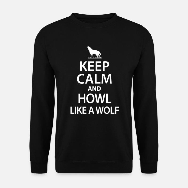 Loup - Sweat-shirt Unisexe - noir