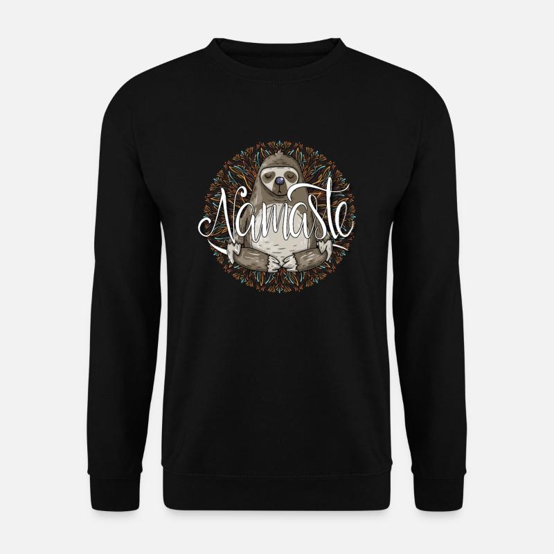 Faultier - Unisex Pullover - Schwarz