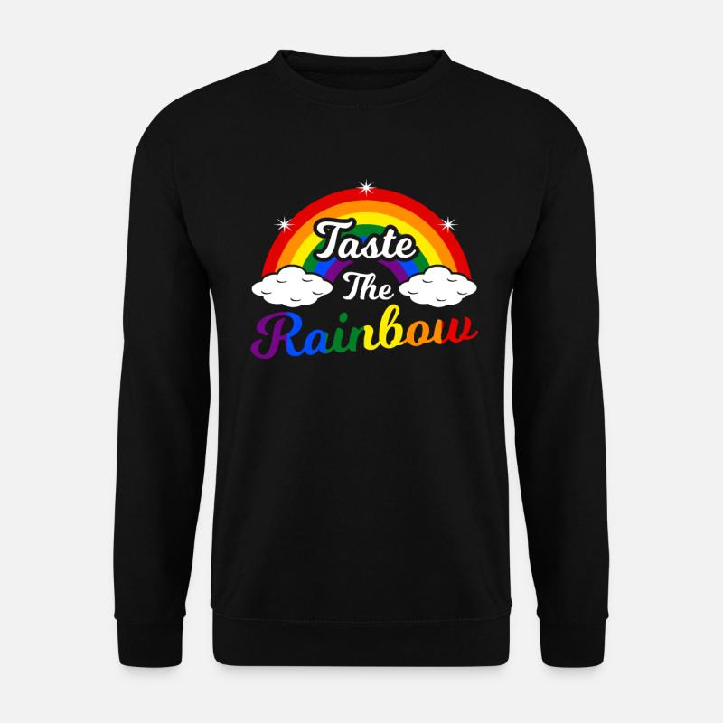 Regenbogen - Unisex Pullover - Schwarz