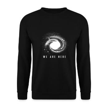 Planet - Unisex Pullover - Schwarz - Vorne - Alina (178cm) & Michal (187cm)