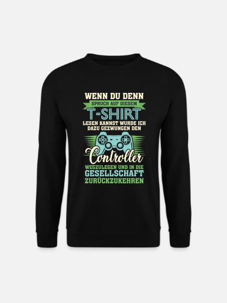 gaming gaming gaming gaming gaming gaming gaming - Unisex Pullover - Schwarz