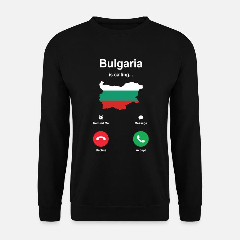 Bulgarien - Unisex Pullover - Schwarz