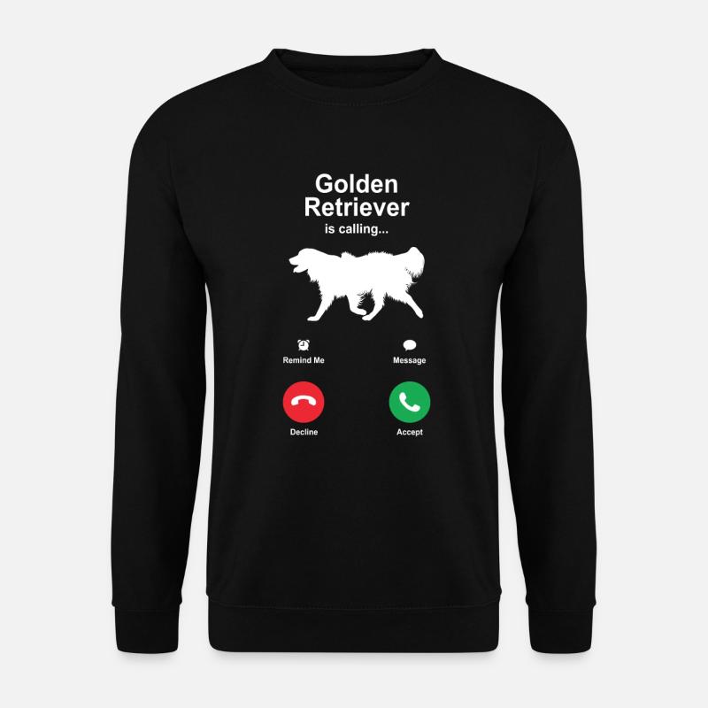 Golden retriever - Unisex Sweatshirt - black