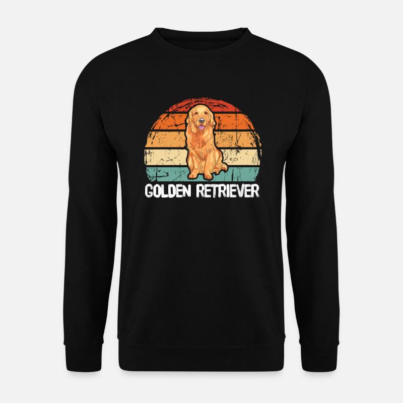 Golden Retriever - Unisex Pullover - Schwarz
