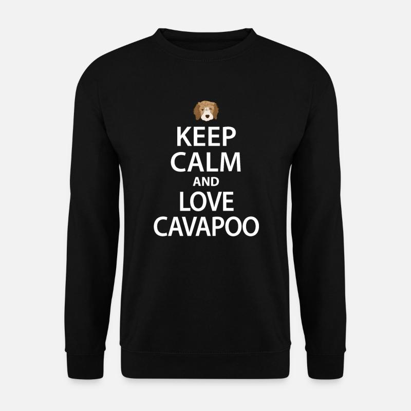 Cavapoo Hund - Unisex Pullover - Schwarz