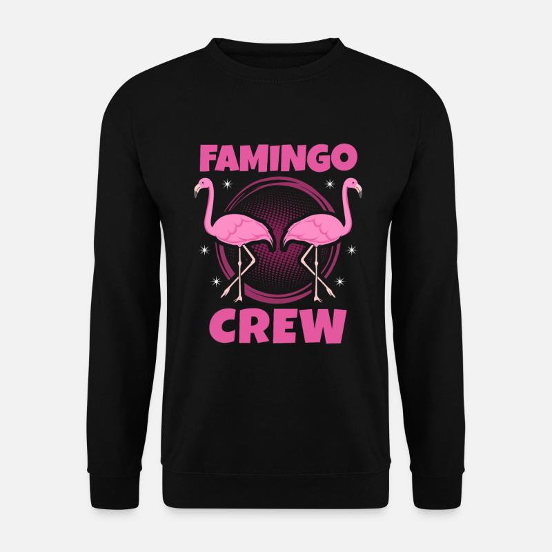 flamingo - Unisex Sweatshirt - black