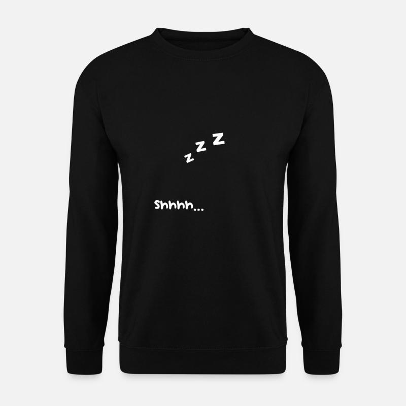 schlafen - Unisex Pullover - Schwarz