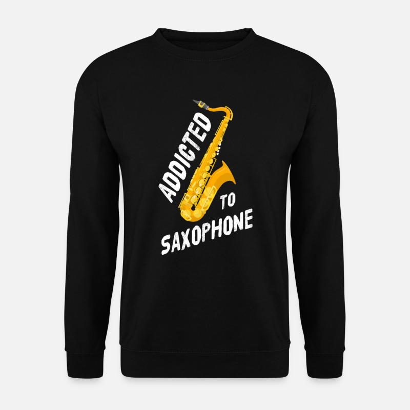 saxophone - Unisex Sweatshirt - black