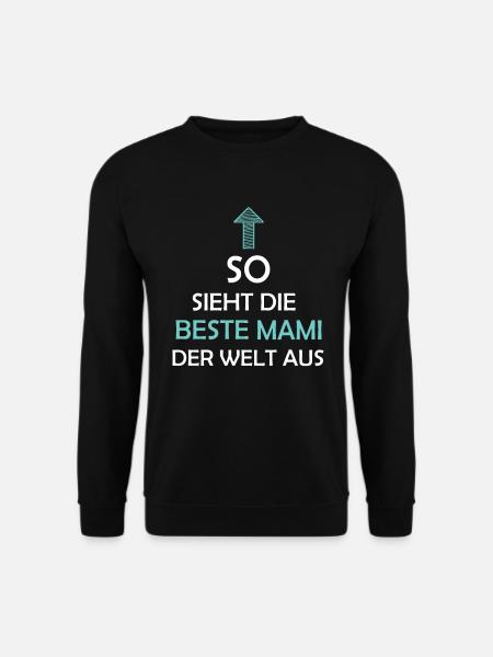 Beste Mami Mami Geschenkidee - Unisex Pullover - Schwarz