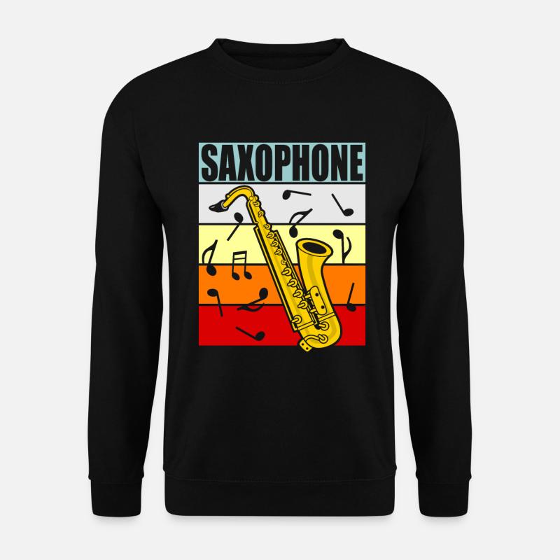 saxophone - Unisex Sweatshirt - black