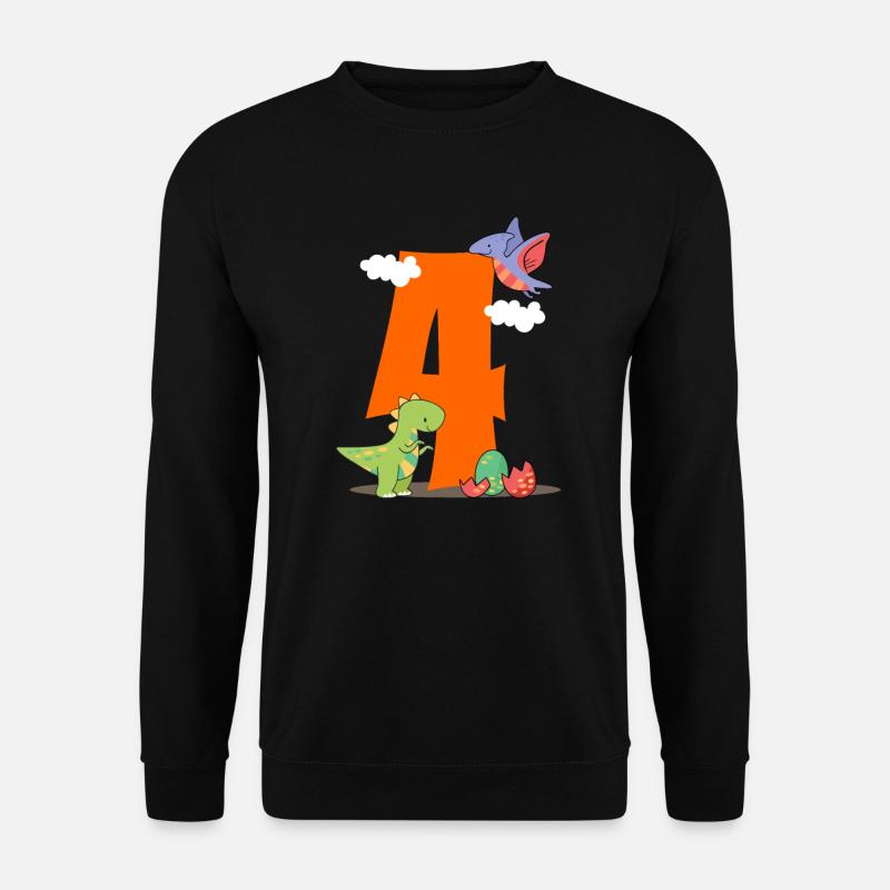 4. Geburtstag - Unisex Pullover - Schwarz