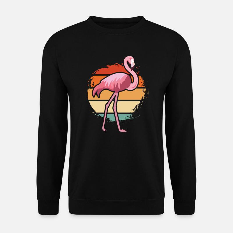 Flamingo - Unisex Sweatshirt - black