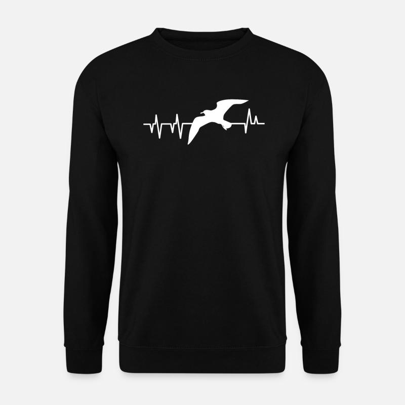 Möwe - Unisex Pullover - Schwarz