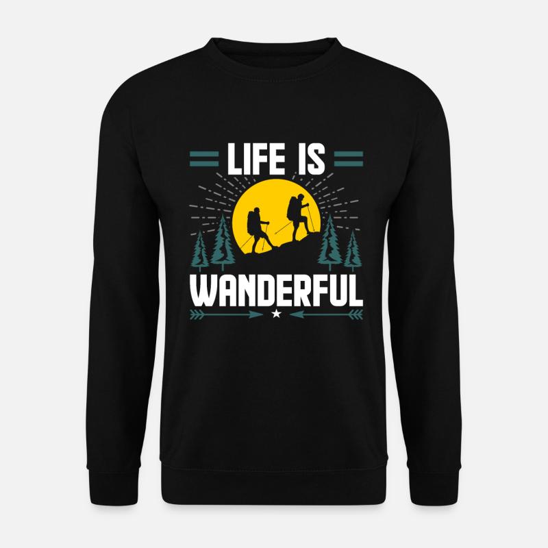 hike - Unisex Sweatshirt - black