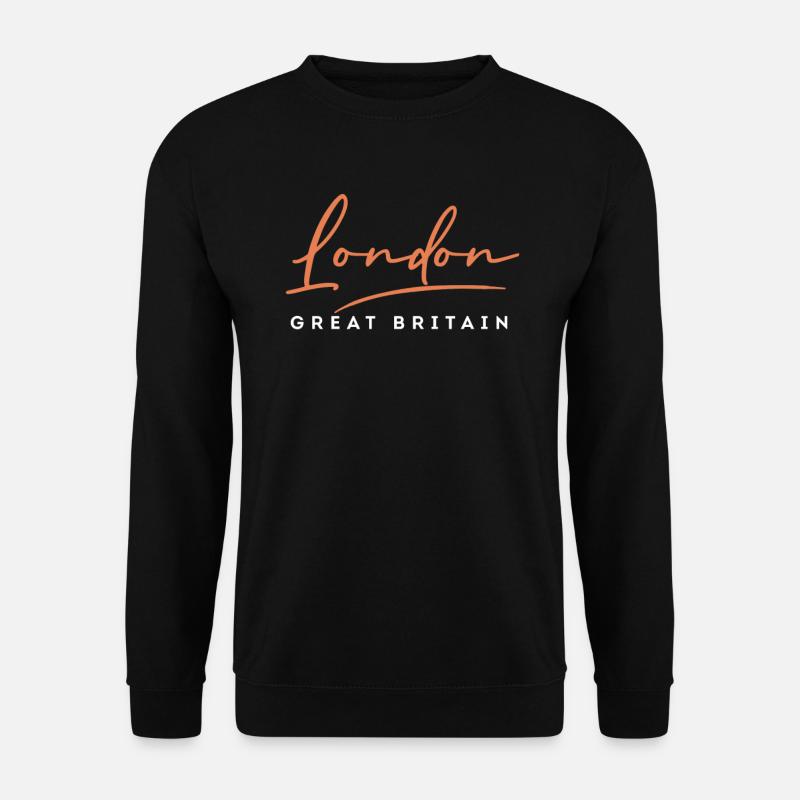 London - Unisex Pullover - Schwarz