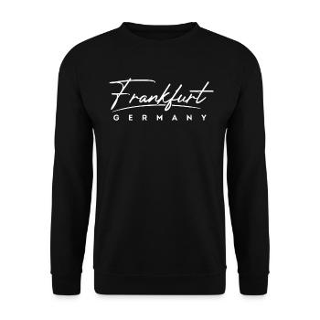 Francfort - Sweat-shirt Unisexe - noir - Devant - Alina (178cm) & Michal (187cm)