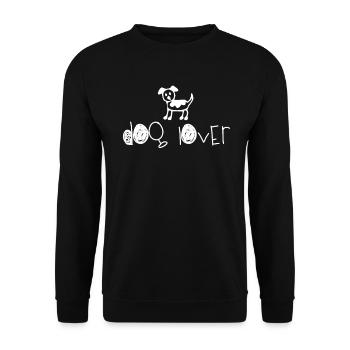 Amoureux des chiens - Sweat-shirt Unisexe - noir - Devant - Alina (178cm) & Michal (187cm)
