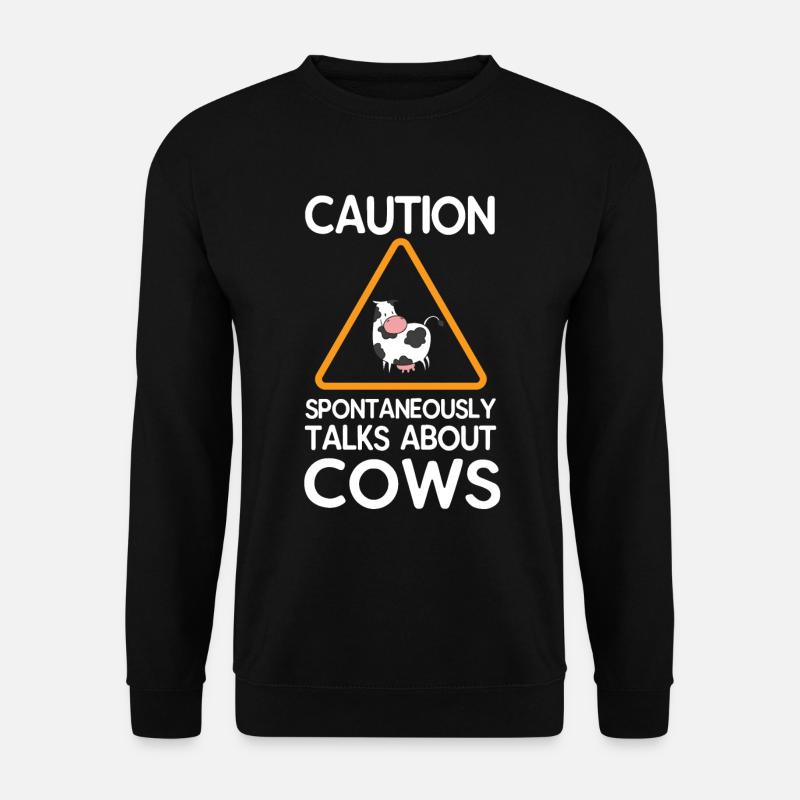 Kuh - Unisex Pullover - Schwarz