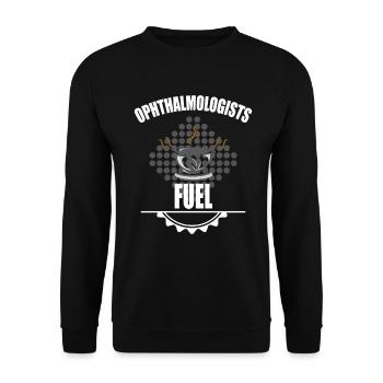 Augenarzt Medizin Doktor Geschenkidee - Unisex Pullover - Schwarz - Vorne - Alina (178cm) & Michal (187cm)