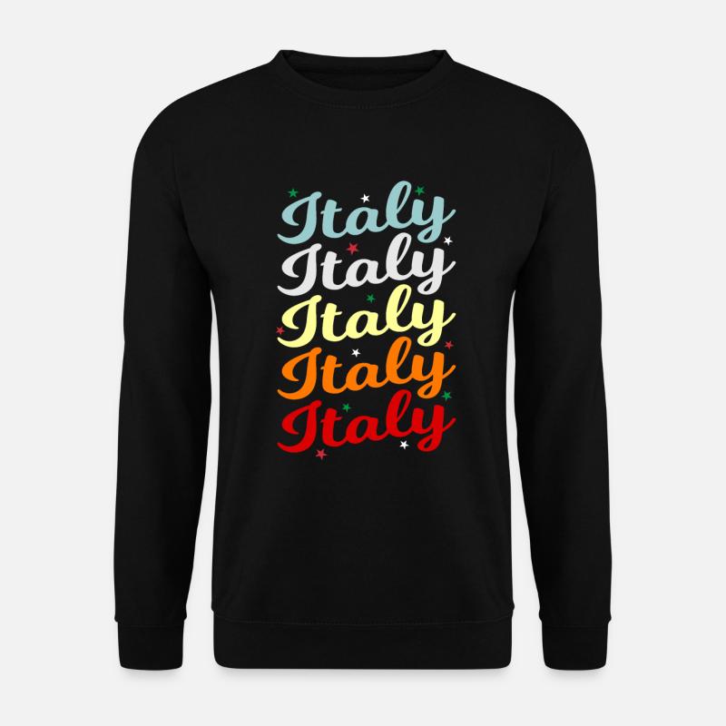 Italien - Unisex Pullover - Schwarz