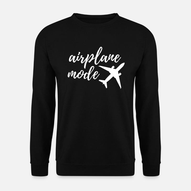 Flugzeug - Unisex Pullover - Schwarz