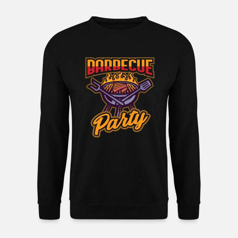Barbecue Grillen - Unisex Pullover - Schwarz