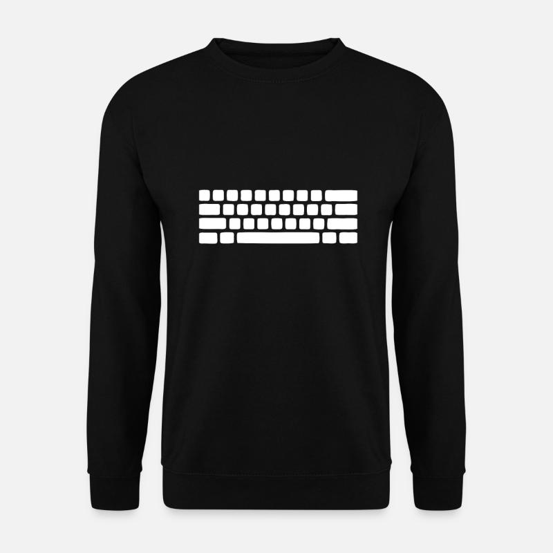 Computer keyboard - Unisex Sweatshirt - black