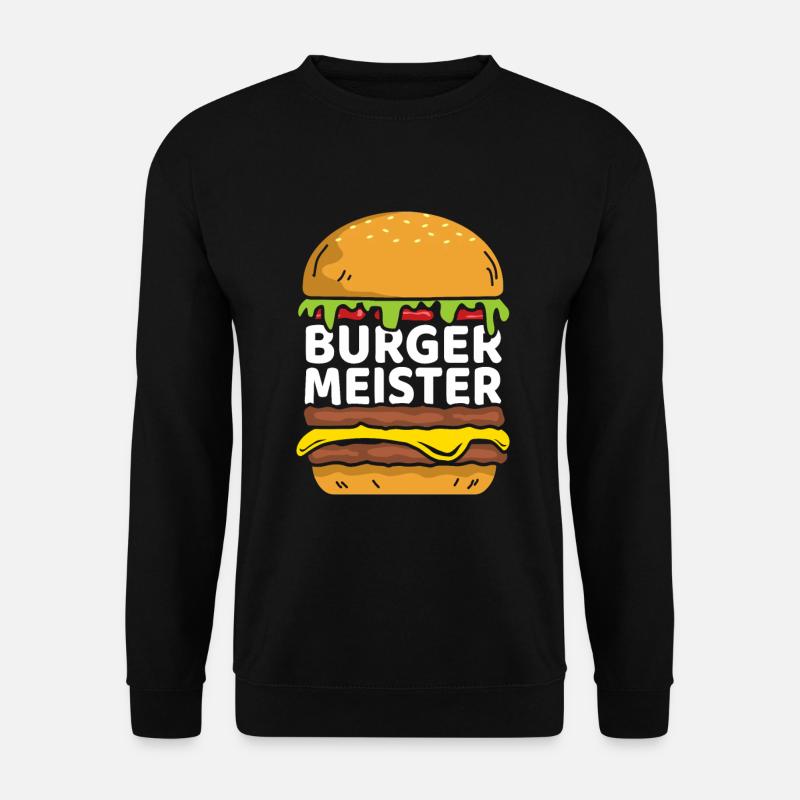 Burger - Unisex Sweatshirt - black
