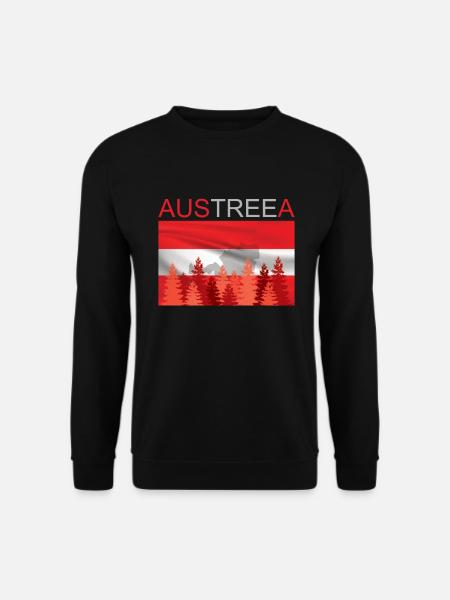 Austreea Austria Österreicher Spruch Österreich - Unisex Pullover - Schwarz