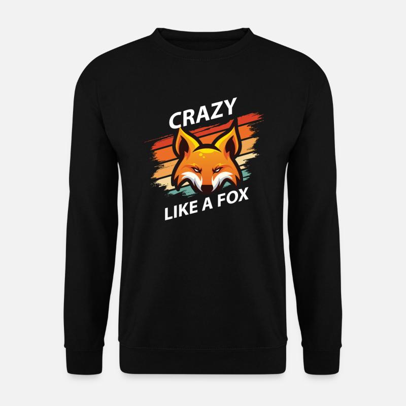 Fox - Unisex Sweatshirt - black