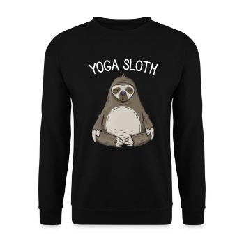 la paresse - Sweat-shirt Unisexe - noir - Devant - Alina (178cm) & Michal (187cm)