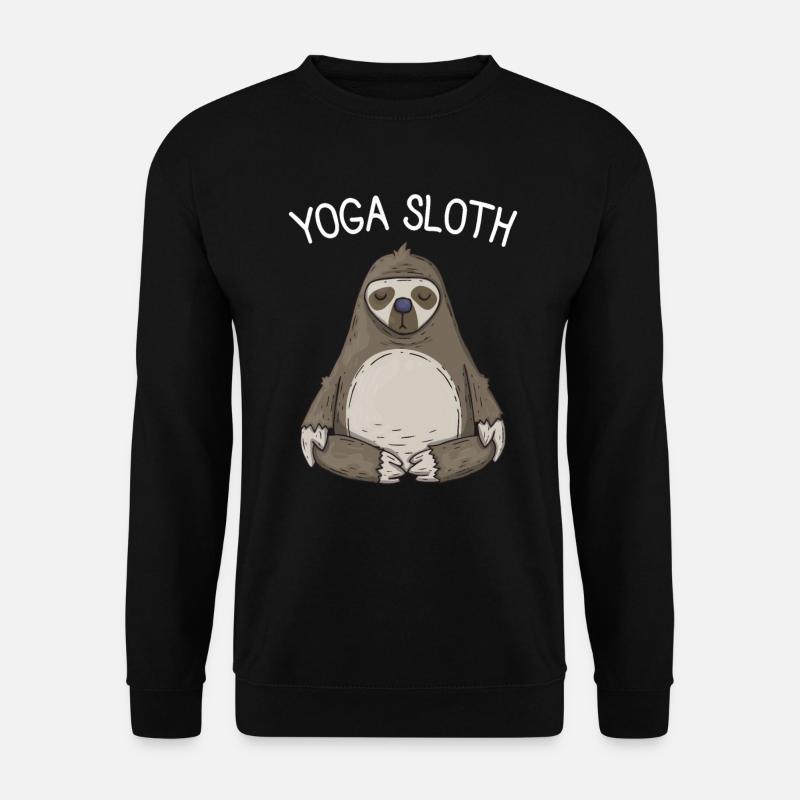 sloth - Unisex Sweatshirt - black