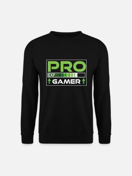 Pro Gamer Progamer Gaming Freak Gamer Merch - Unisex Sweatshirt - black