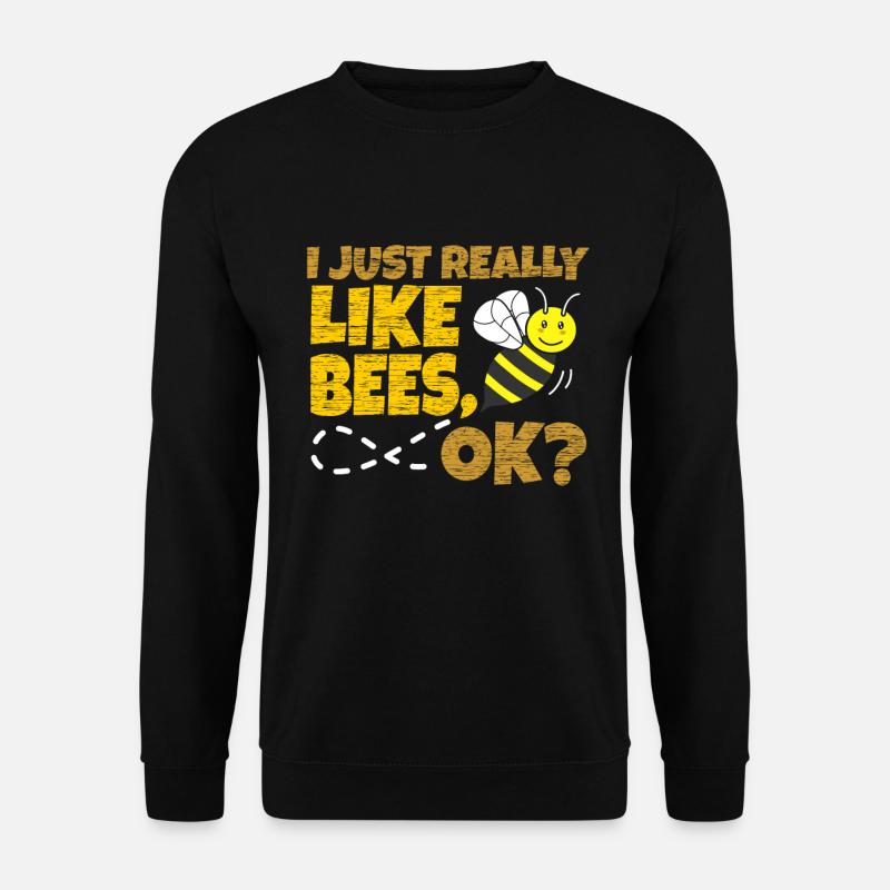 Bees - Unisex Sweatshirt - black