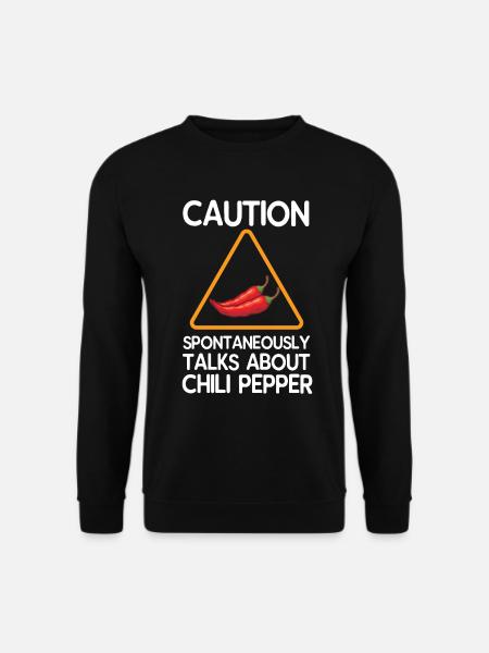 Chili Pfeffer - Unisex Pullover - Schwarz